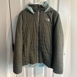 North Face Girls faux fur-lined Winter Coat Jacket